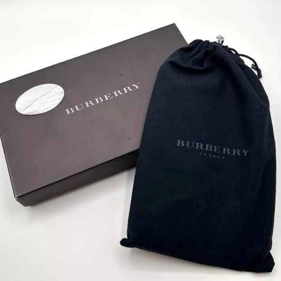 EUC [Burberry] Black Leather Luxury Bi-Fold Wallet w/ Box & Dust Bag! - Picture 3 of 16
